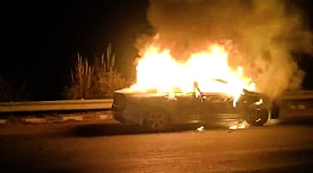 Three, including an agitator in a moving car on Bada Bypass, saved their lives by jumping...