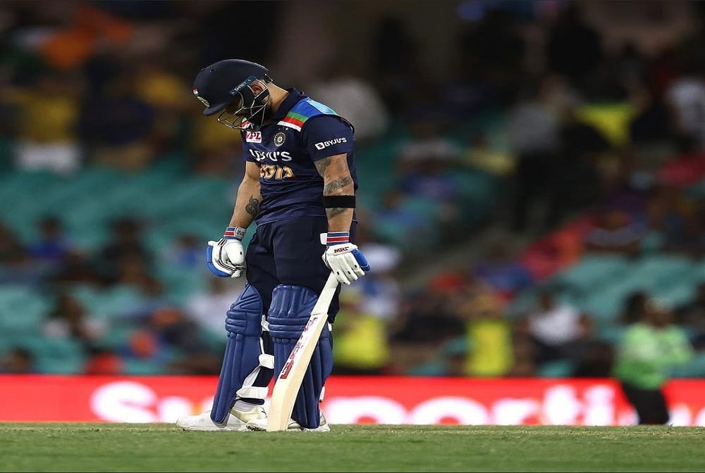 Virat Kohli got out for two consecutive Ducks in International Cricket