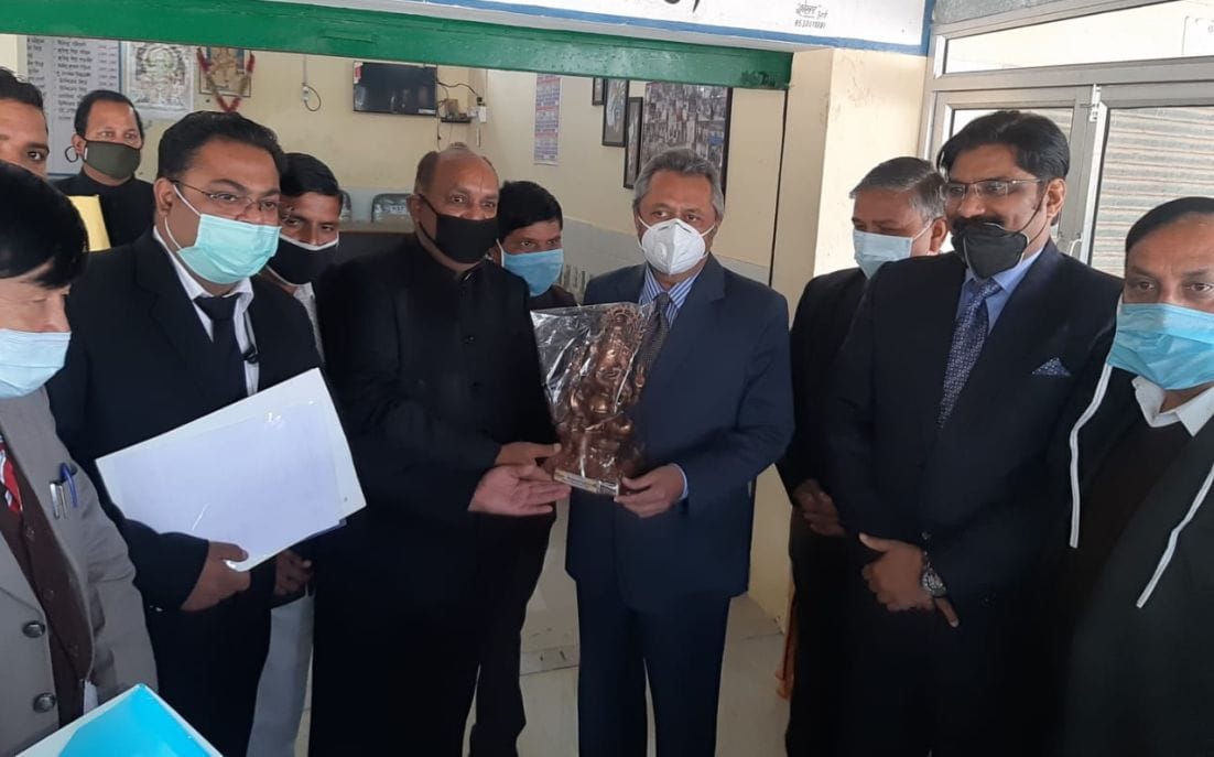 Acting Chief Justice of Uttrakhand HighCourt Visits Kashipur