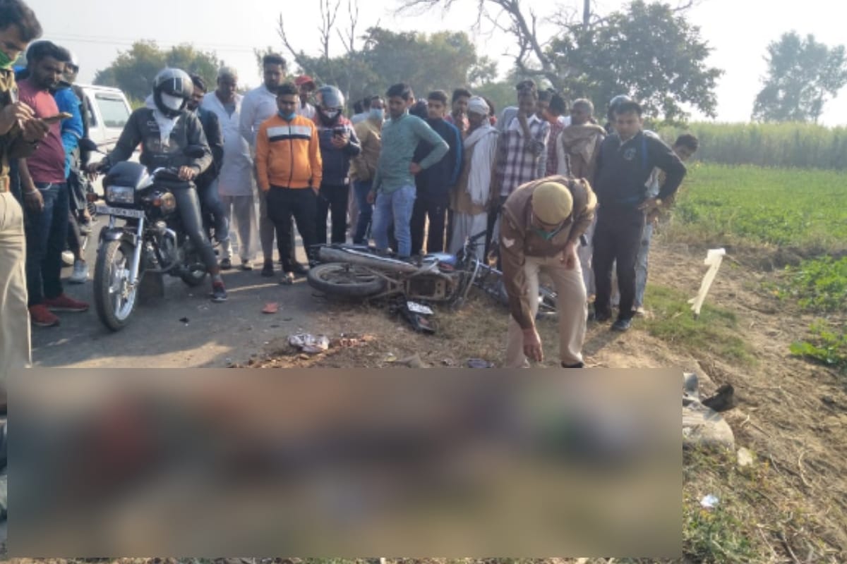 Baghpat: man with Brother-in-law returning from funeral, death in road accident