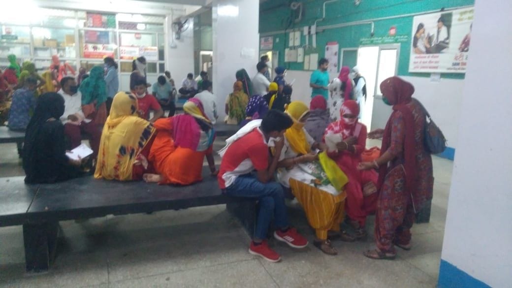Doctor reduced, OPD increased, treatment being received after waiting for hours