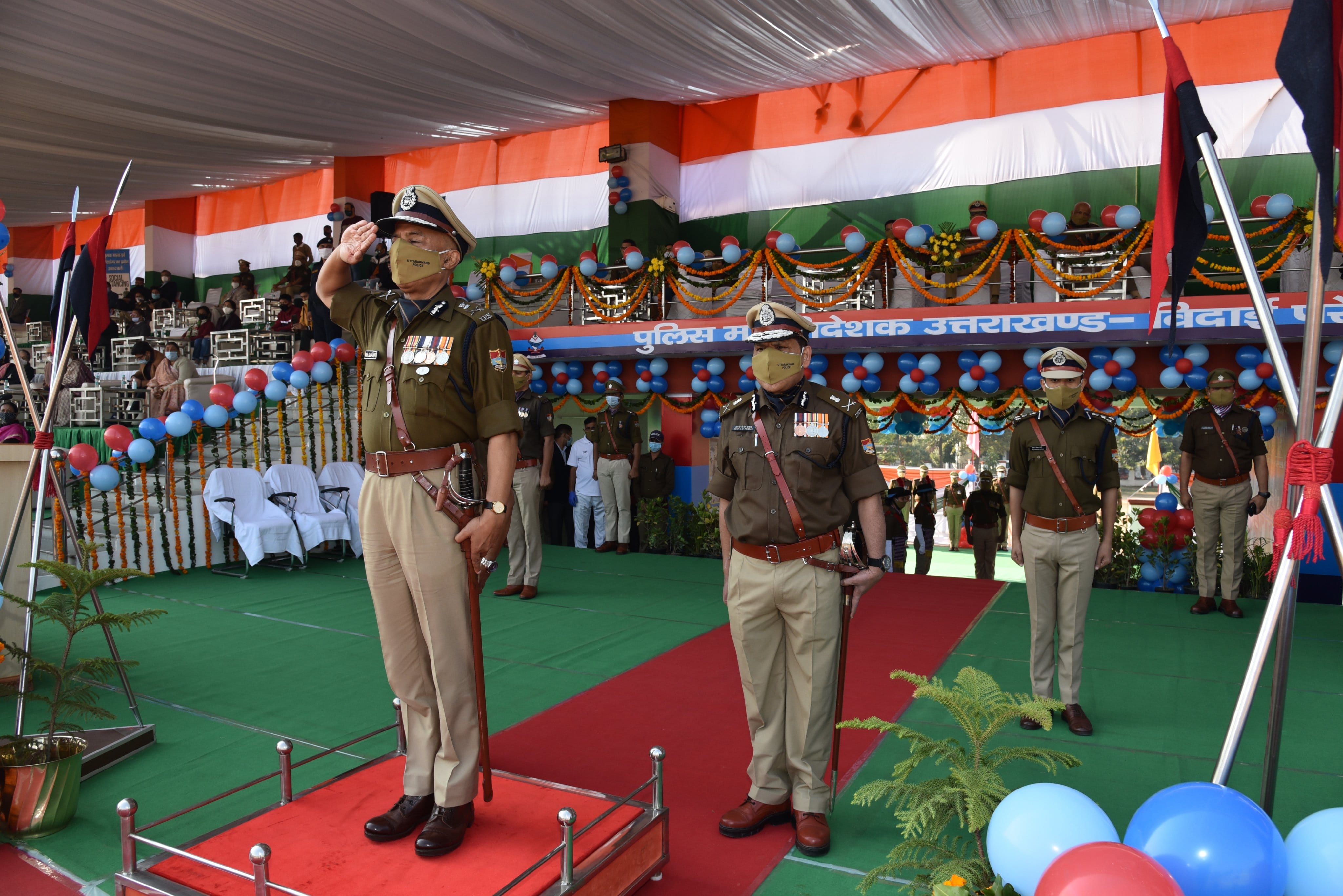 Uttarakhand DGP Anil Raturi Retirement Program in dehradun Police Line Photos