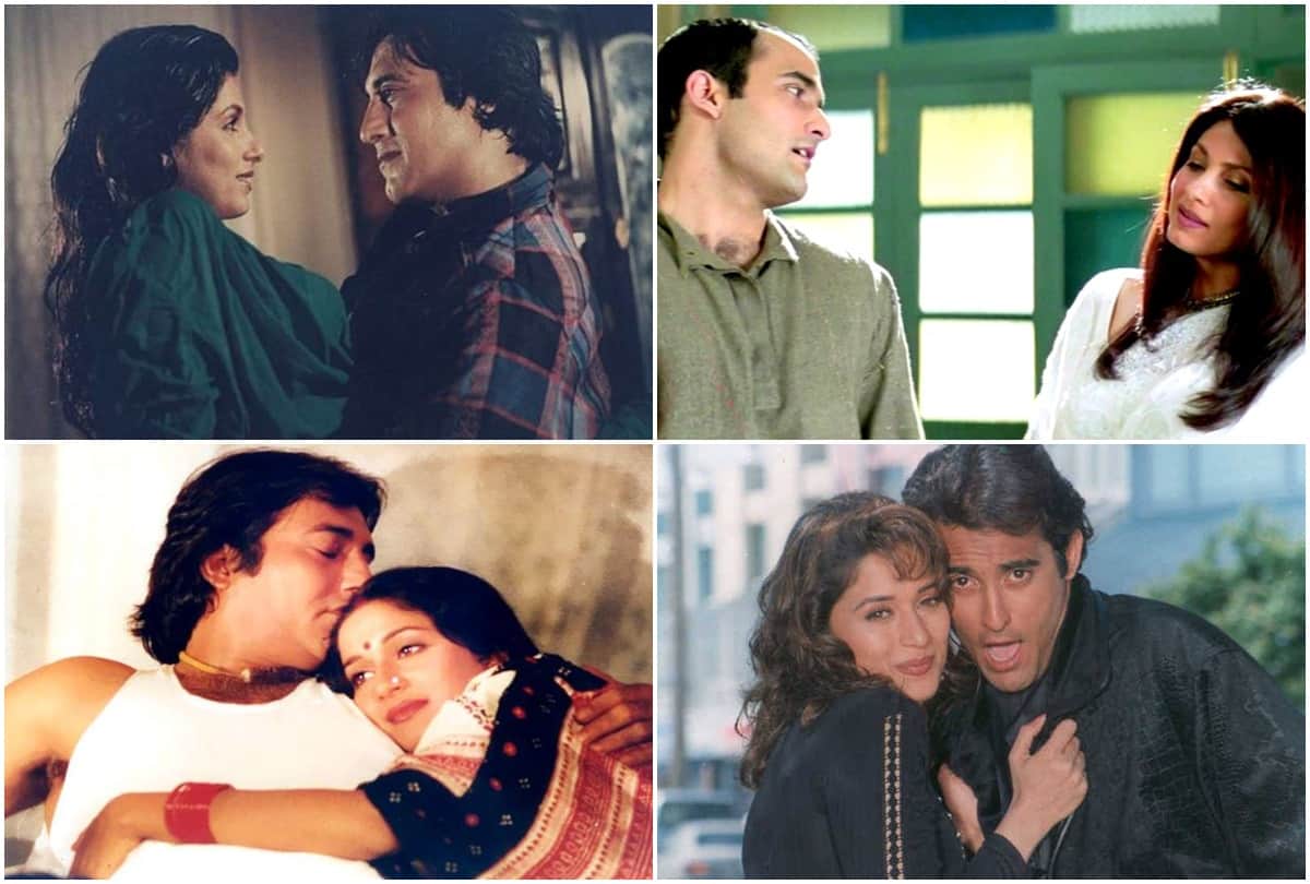 Bollywood Actress Who Did Onscreen Romance With Real Life Father Son Duo Madhuri Jaya Prada Dimple Sridevi Hema Malini