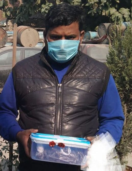 Anti-drugs cell caught an accused with a whopping 80 thousand charas.