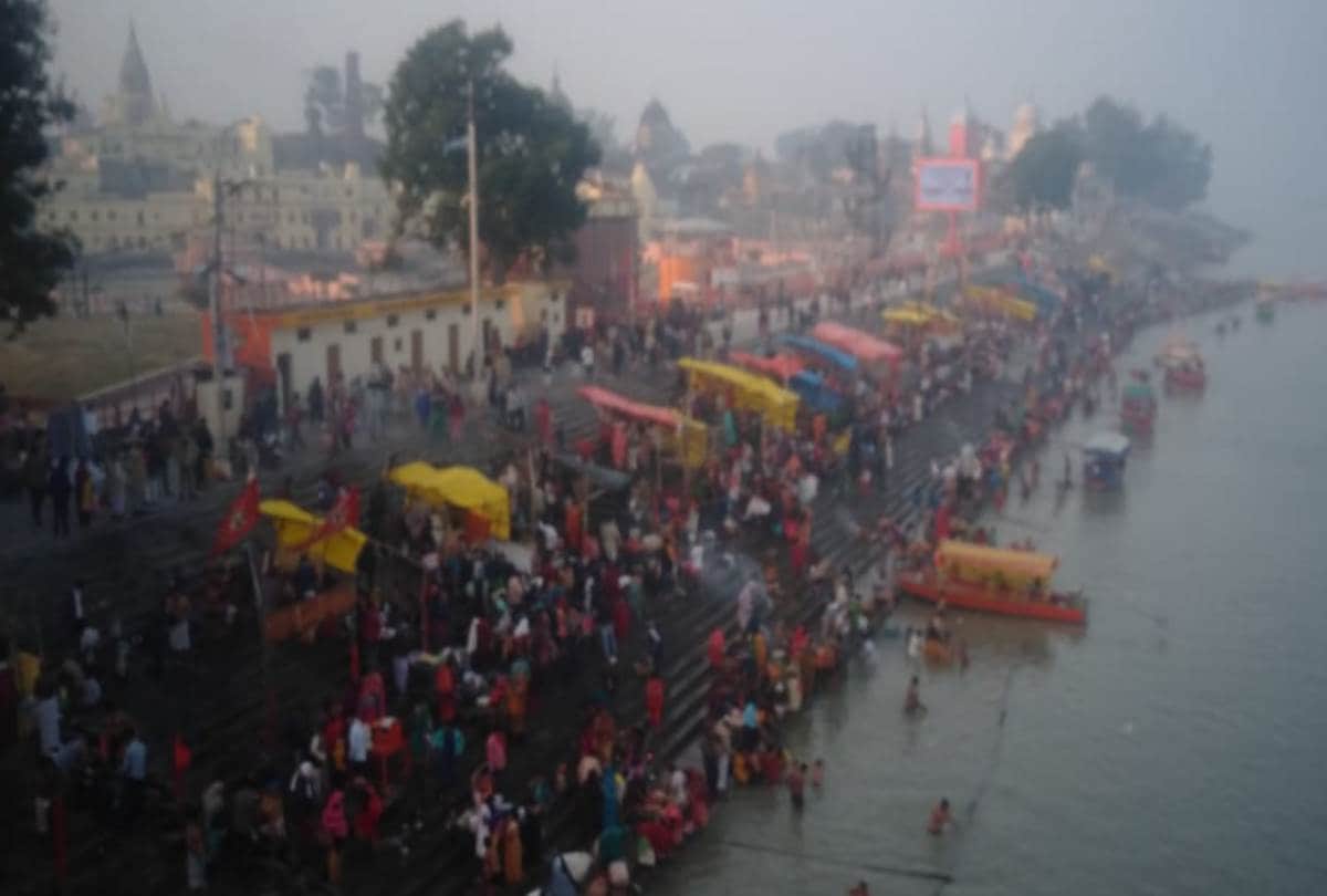 sarayu snan on kartik purnima in ayodhya, see pictures