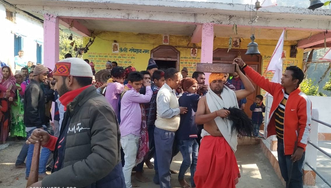 Closing of two-day Shiva fair at Ladhaundhura with Dola rest