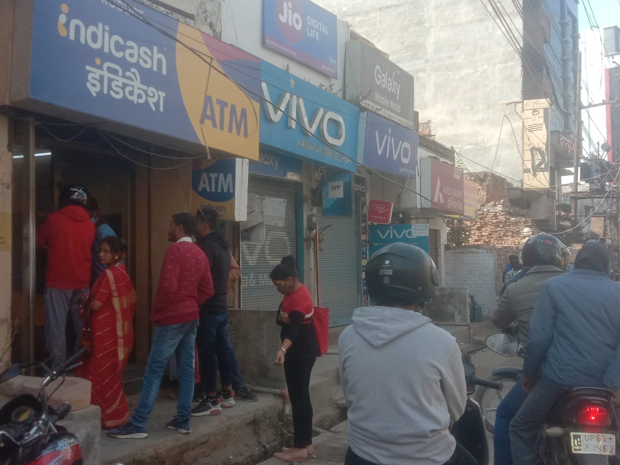 Bank closed for three days, no money in ATM, people are getting worried