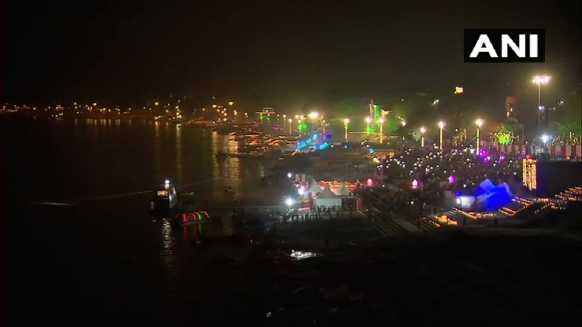 Varanasi Dev Deepawali: PM Modi visit in kashi on dev diwali 11 lakh diyas Mahadev laser show ghat Photos