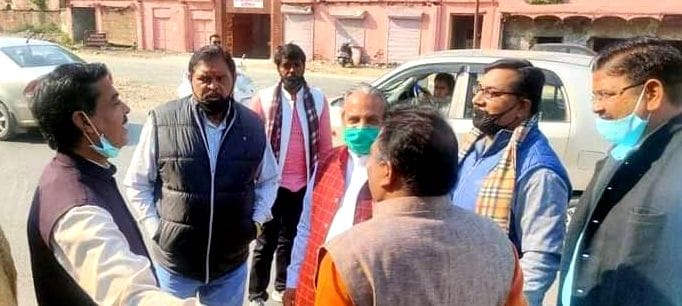 Program convenor inspected reception sites