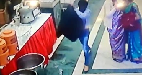 The thieves blew the bride's mother's bag from the wedding hall