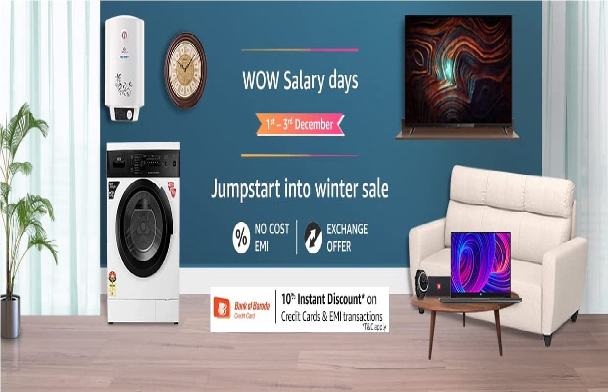 Amazon Wow Salary Days Sale offer buy Laptops at Starting of Rs 17990
