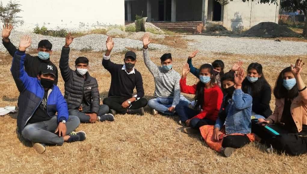protest of covid care centre continues