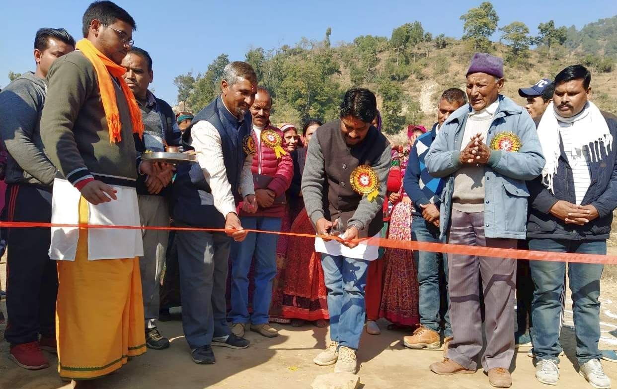 Cricket match between Gandik and Sunabhi