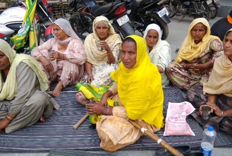 Farmer Protest Today Latest News : Punjabi women joined kisan andolan in sonipat