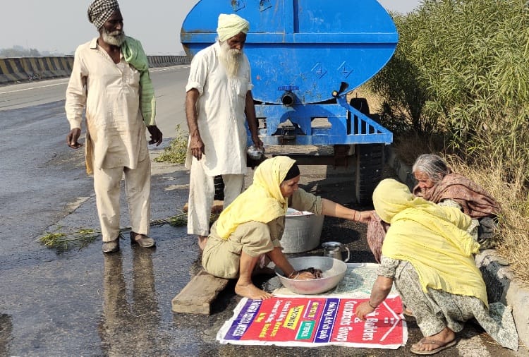 Farmer Protest Today Latest News : Punjabi women joined kisan andolan in sonipat