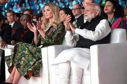 इवांका ट्रंप-नरेंद्र मोदी (फाइल फोटो)