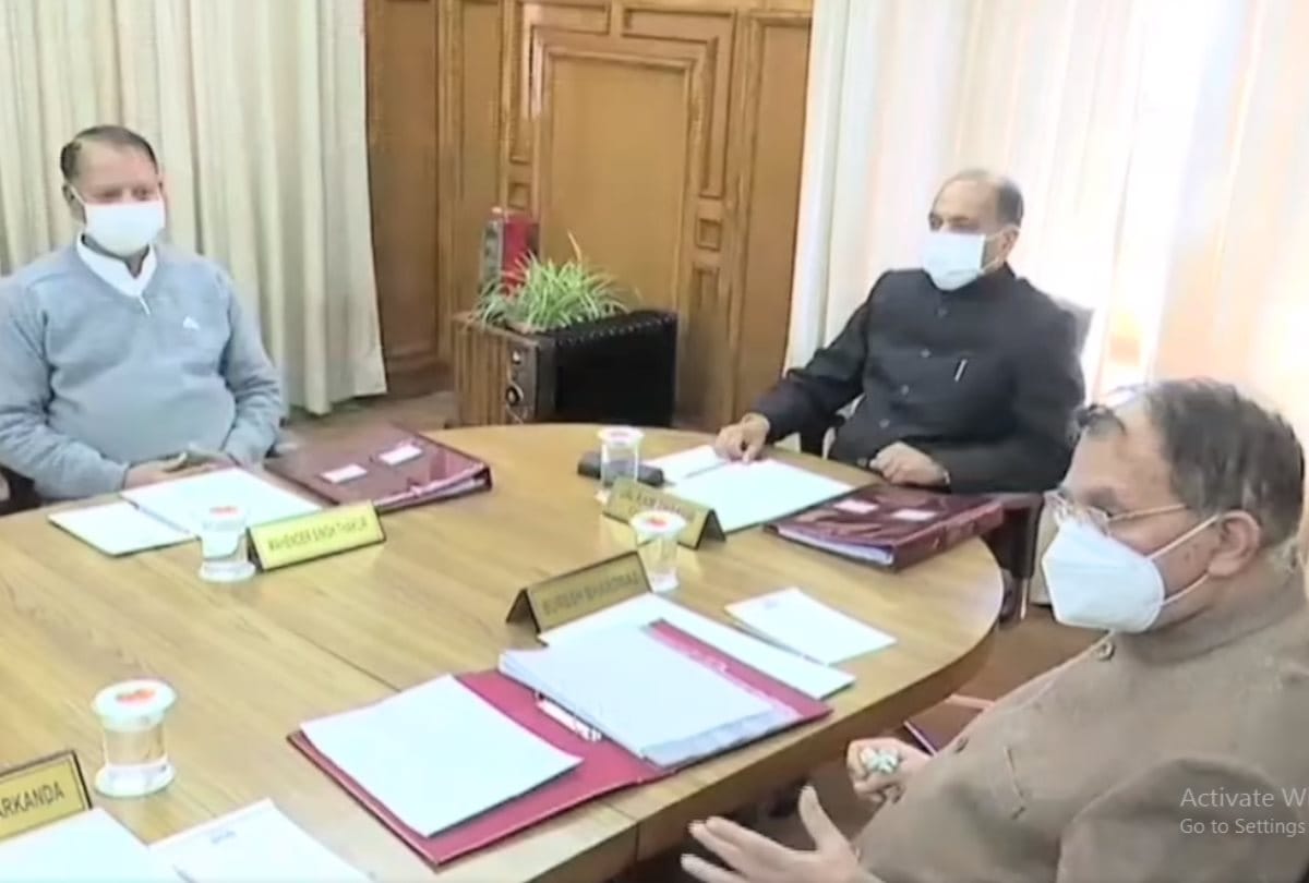 Himachal Cabinet Decisions: Winter session of Himachal Assembly Canceled due to coronavirus, more than 50 people will not be allowed in Social gatherings