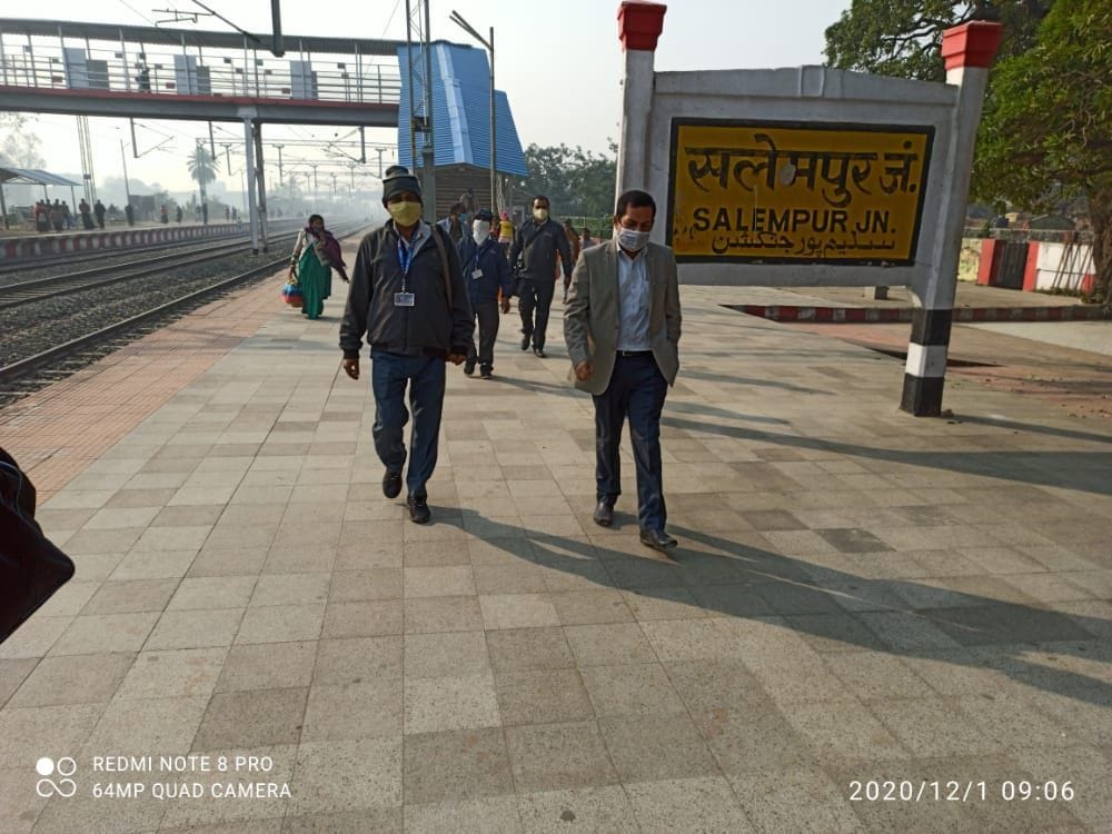 ticket checking in station