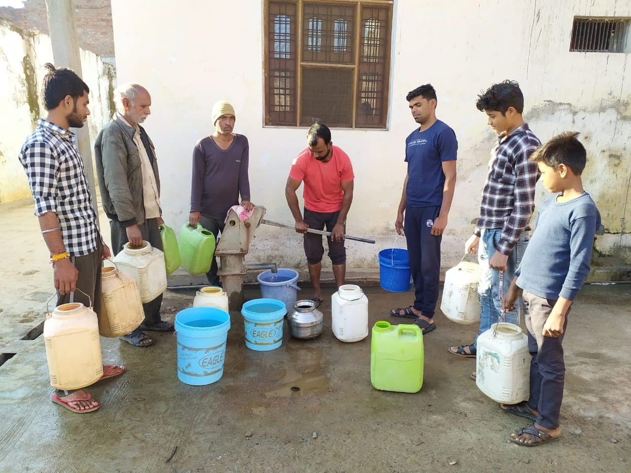 nahru nager water crisis