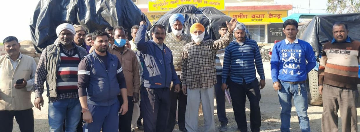 Laldhang farmers raging for not taking paddy