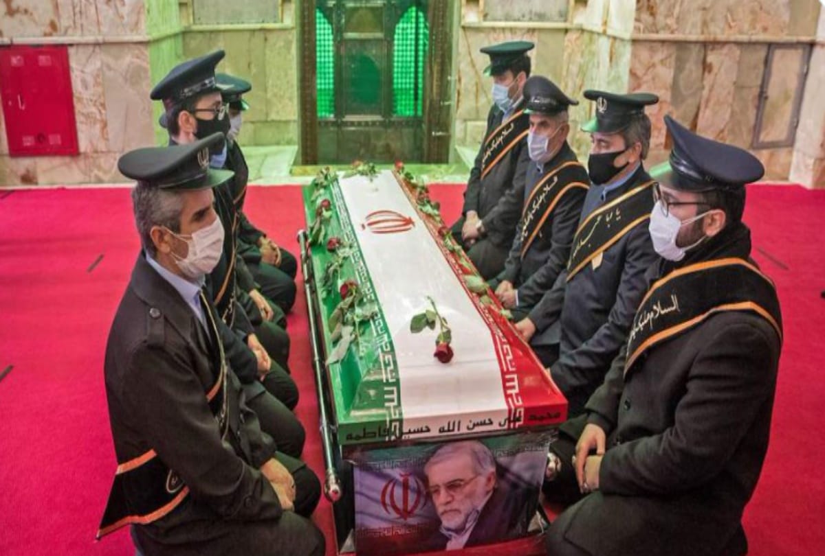 With respect to moist eyes Funeral of Nuclear scientist Mohsen Fakhrizadeh