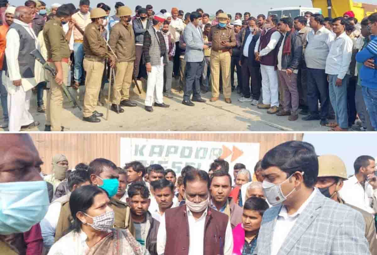 UP: High speed dumper crushed three children in Etawah, two died on the spot
