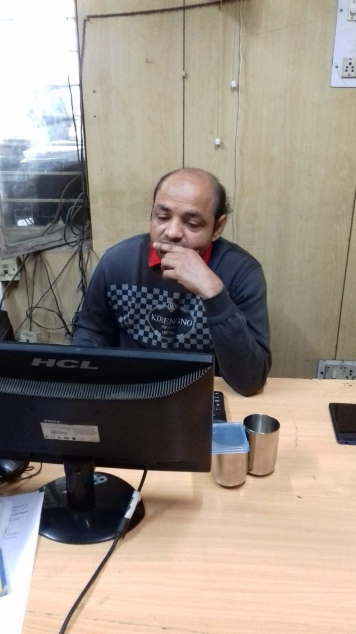 Prashant is filling the lack of eyesight with confidence