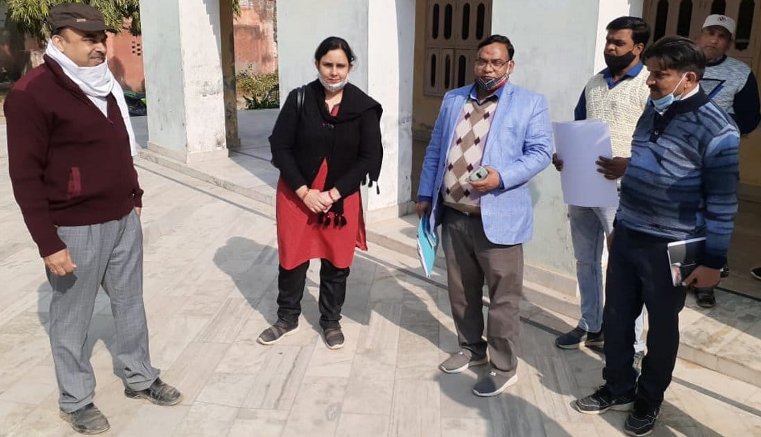 Team arrived from Lucknow to know the reality of cleaning work