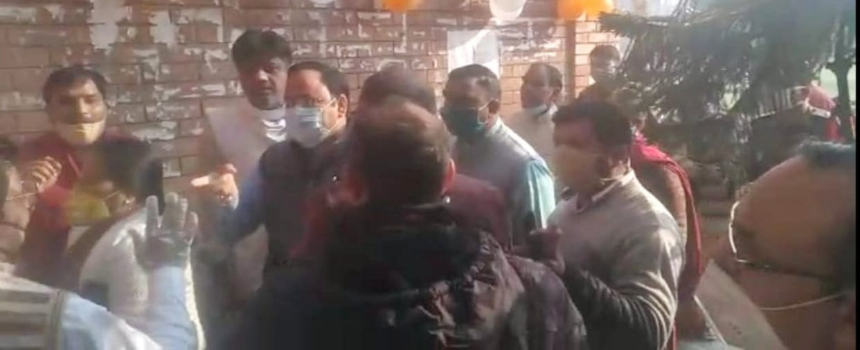 Two groups focussed on rumor of disturbances