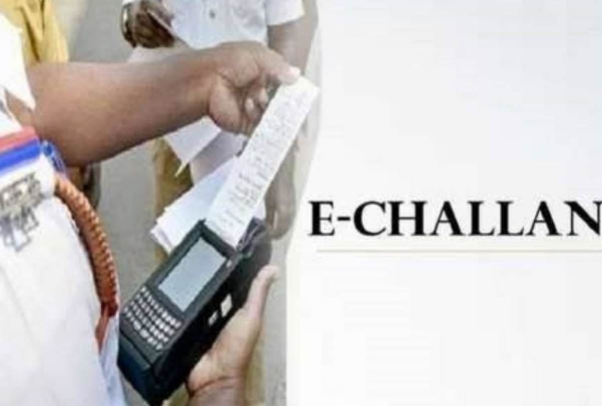 1333 e-chalan in fast driving