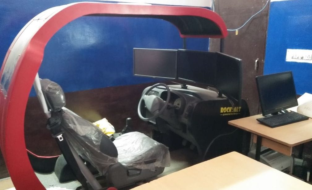 Dust simulator machine in ARTO office