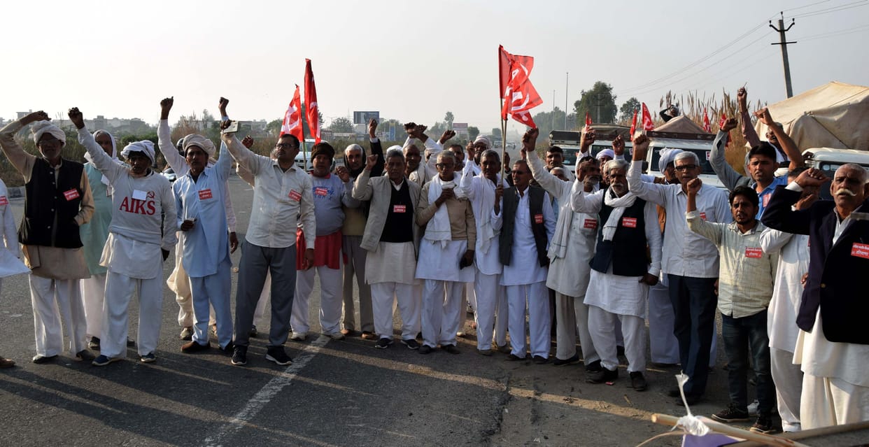Panchayati elections dealt Rajasthan farmers move to Delhi, Khapas and factions sent logistics