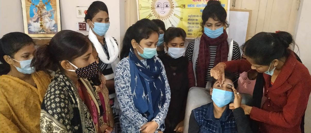 Women will become self-sufficient through the training of a beautician