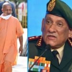 सीएम योगी आदित्यनाथ व सीडीएस बिपिन रावत।(फाइल)