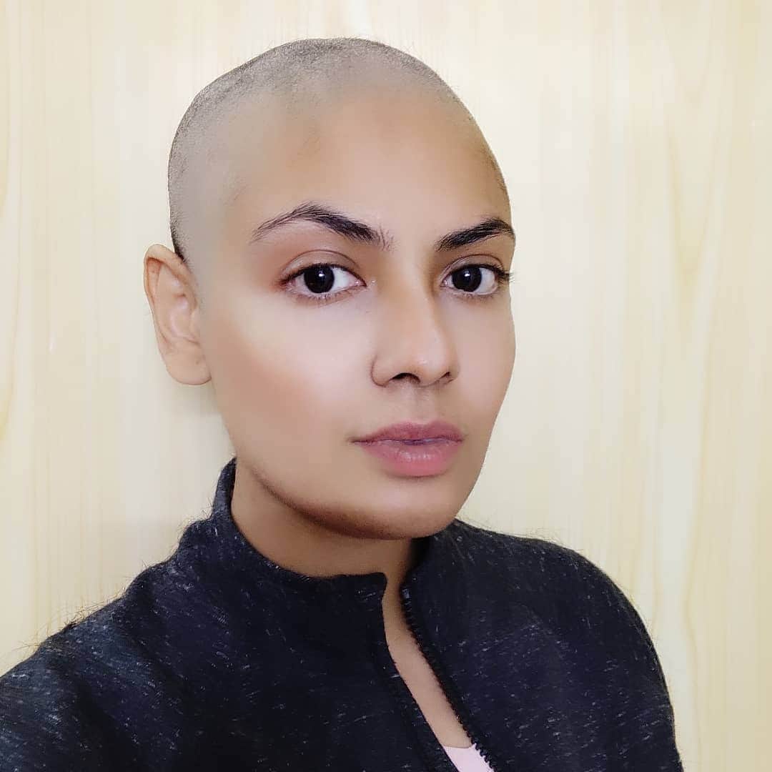 Leja Leja Re model Nina Sarkar goes bald to donate beautiful long locks streams on Instagram