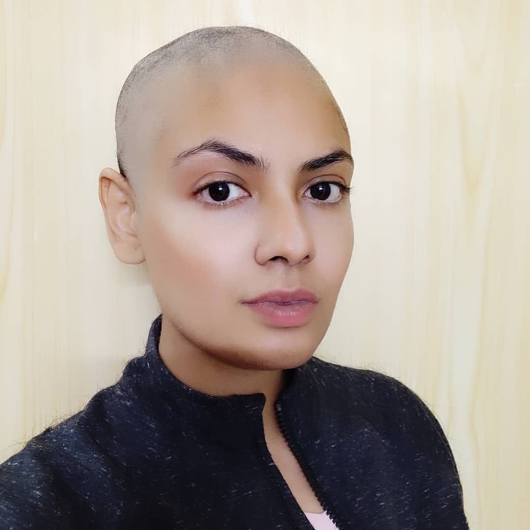 Leja Leja Re model Nina Sarkar goes bald to donate beautiful long locks streams on Instagram