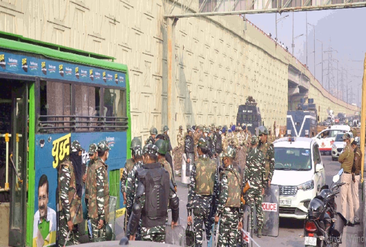 Kisan andolan: Security is being tightened by mock drill on the borders,Delhi Police