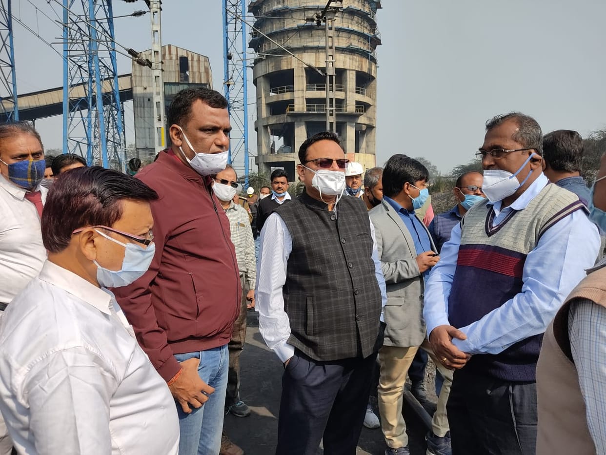 DRM inspected Bina coal loading site