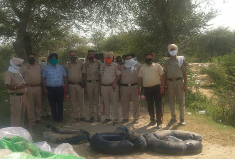 Liquor recovered from rivers in punjab