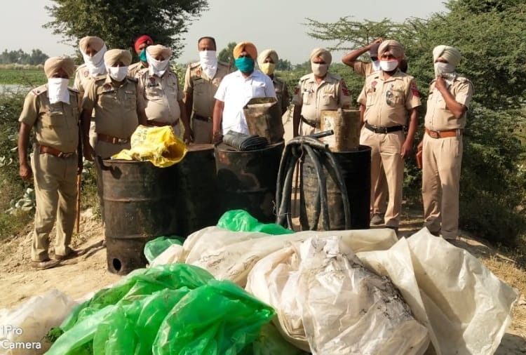 Liquor recovered from rivers in punjab