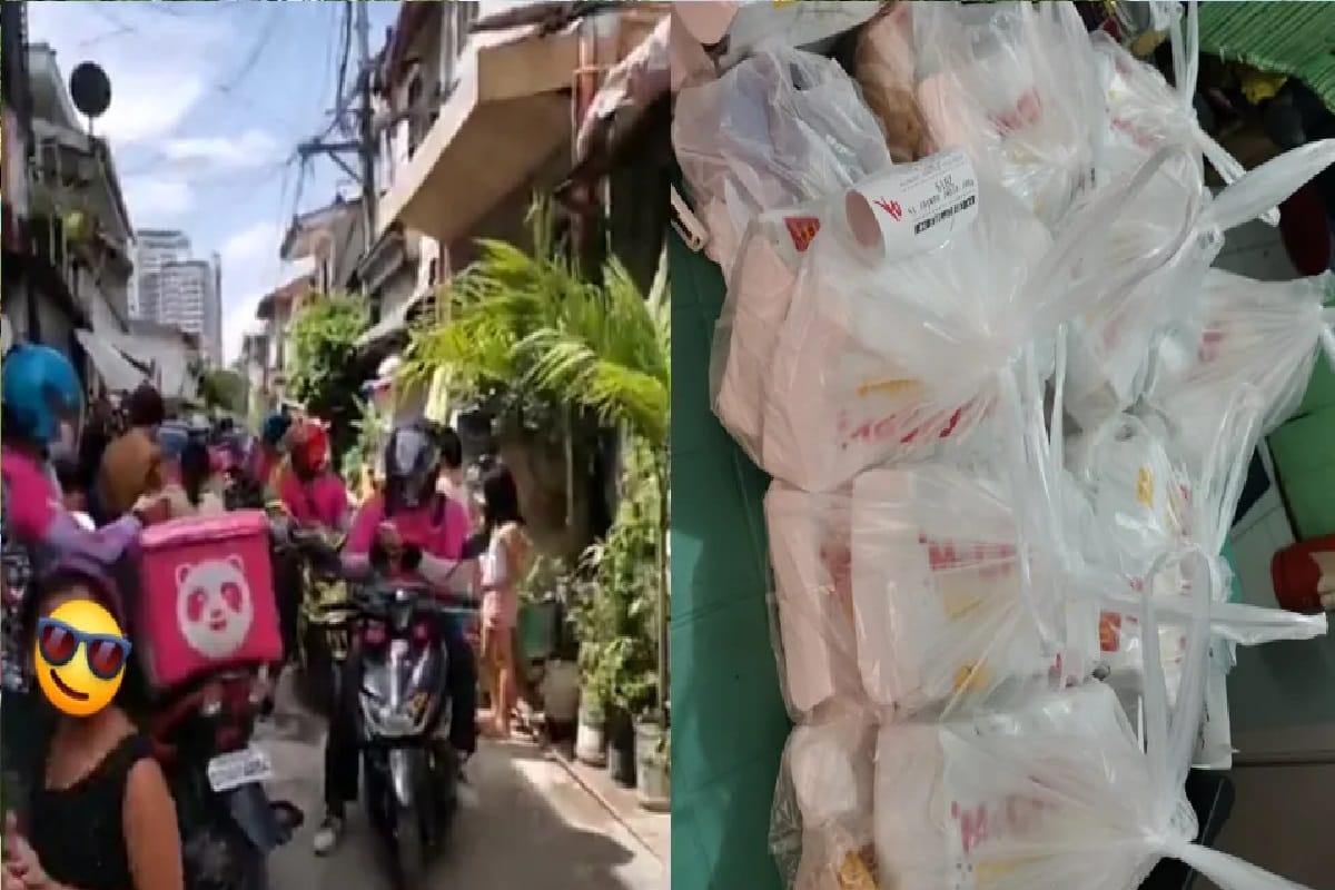 Philippines girl orders food from foodpanda, app glitch sends 42 riders to her home for food delivery