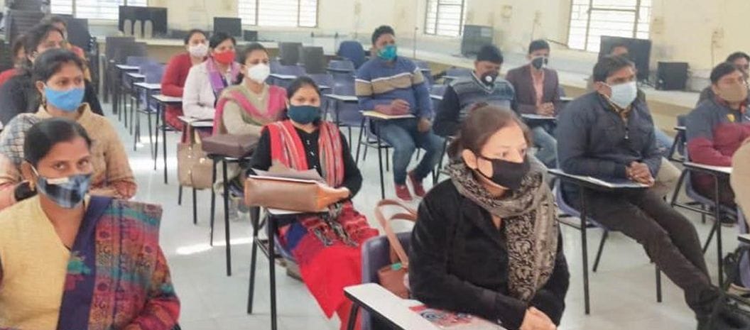 Training is being given to newly appointed teachers