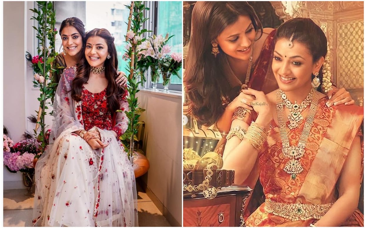 kajal aggarwal sister nisha aggarwal shares reel and real of actor wedding photo in her instagram