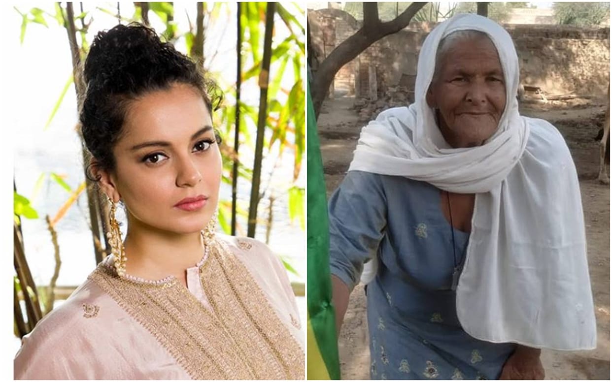 kangana ranaut get detailed reply from dadi about her she had tweeted before