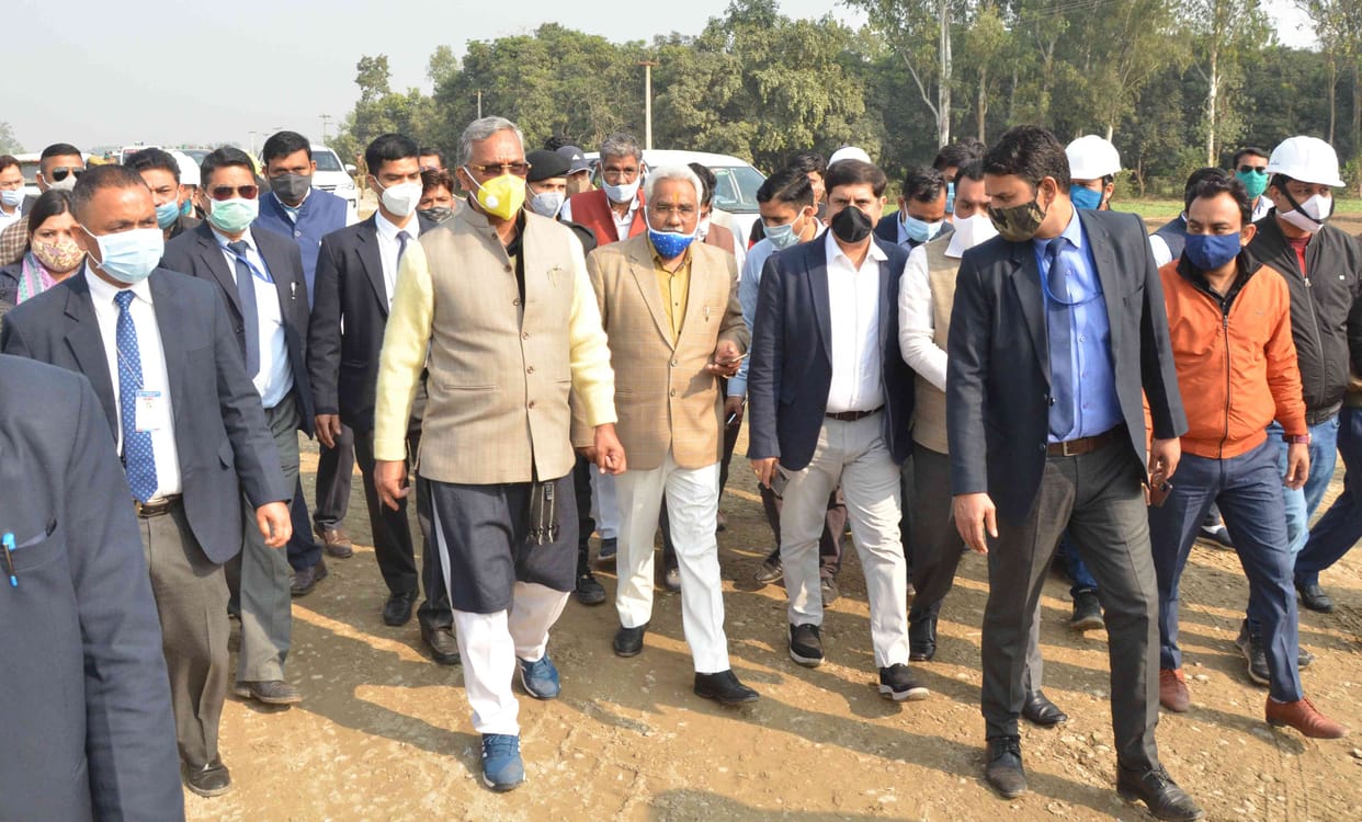 Chief Minister inspects border and highway bypass in view of Kumbh