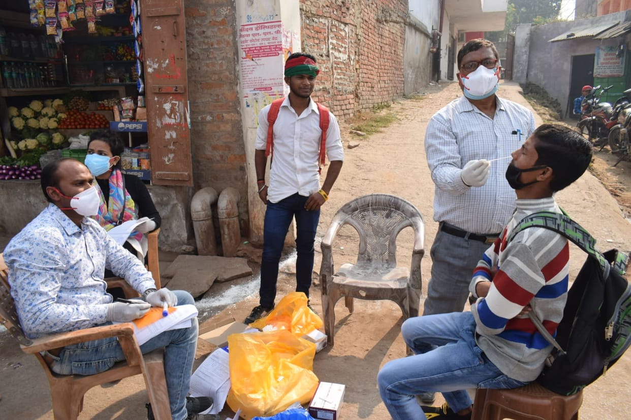 4424 samples found, four corona infected