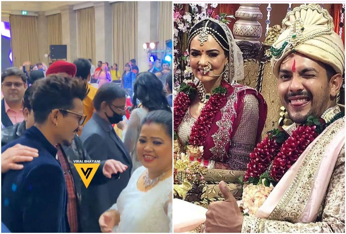 Govinda Dances on His Song Ek Chumma Tu Mujhko Udhar De De On Aditya Narayan Wedding Reception With Wife Sunita