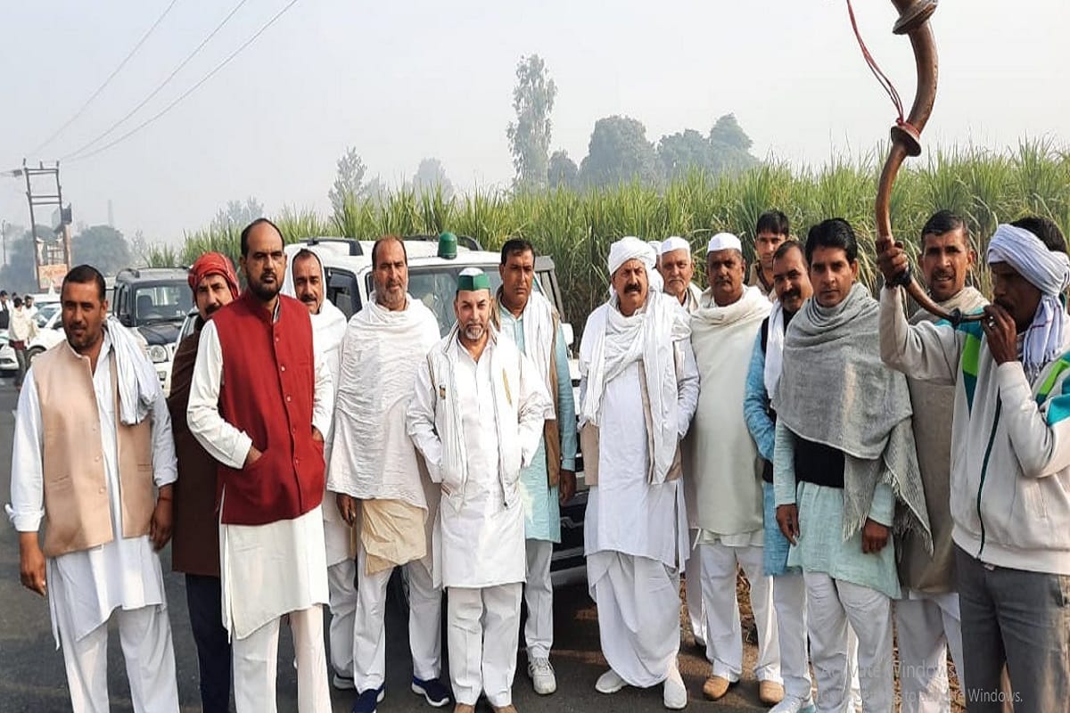 UP News: Farmers from western UP are not reaching of large numbers in Delhi