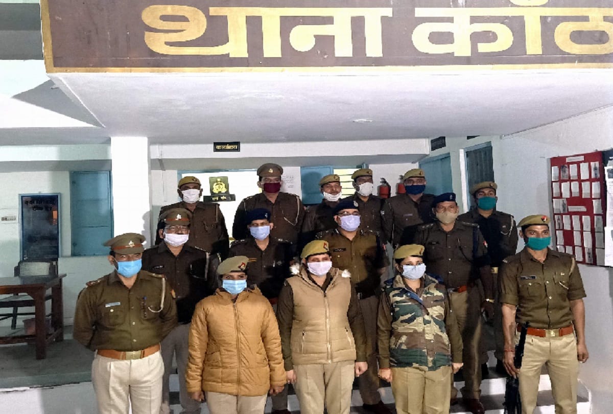 Crime control and cleanliness earned identity to Kanth police station of moradabad