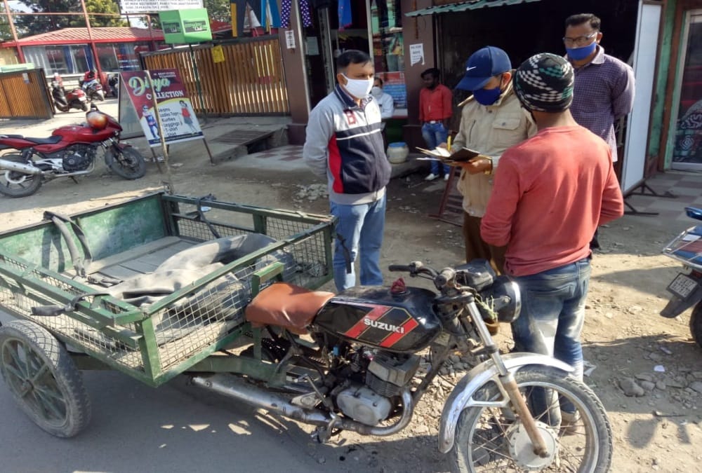 Uttarakhand RTO Enforcement Team Cutted Jugaad Vehicle during Campaign Photos